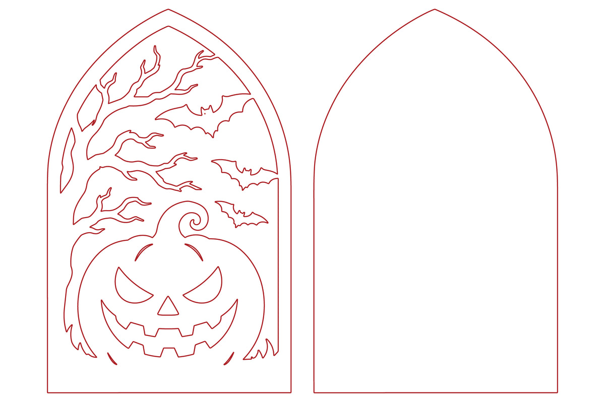 Halloween Pumpkin Laser Cut SVG