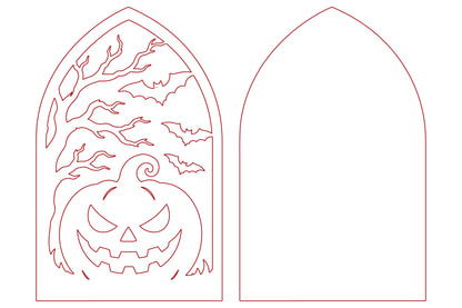 Halloween Pumpkin Laser Cut SVG