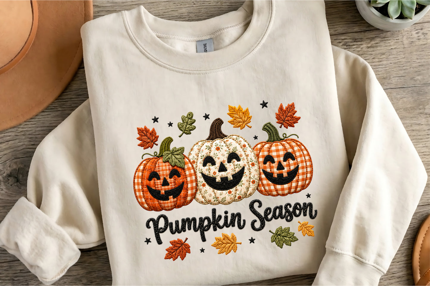 Pumpkin Season Halloween PNG Preppy Plaid Pumpkin Fall Sublimation