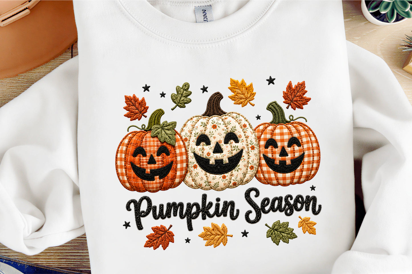 Pumpkin Season Halloween PNG Preppy Plaid Pumpkin Fall Sublimation