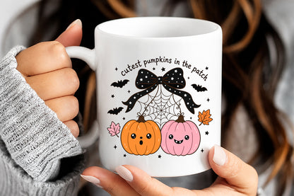Cute Halloween Pumpkins PNG