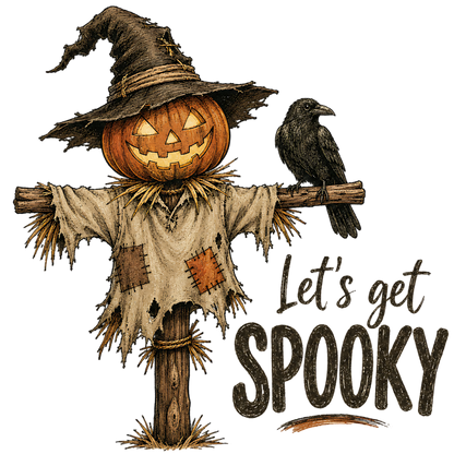 Halloween Scarecrow Crow Pumpkin PNG