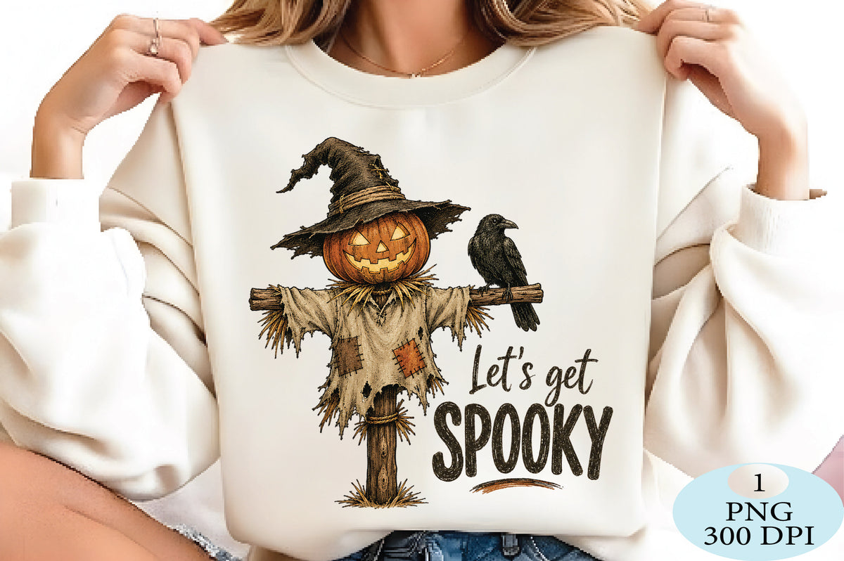 Halloween Scarecrow Crow Pumpkin PNG