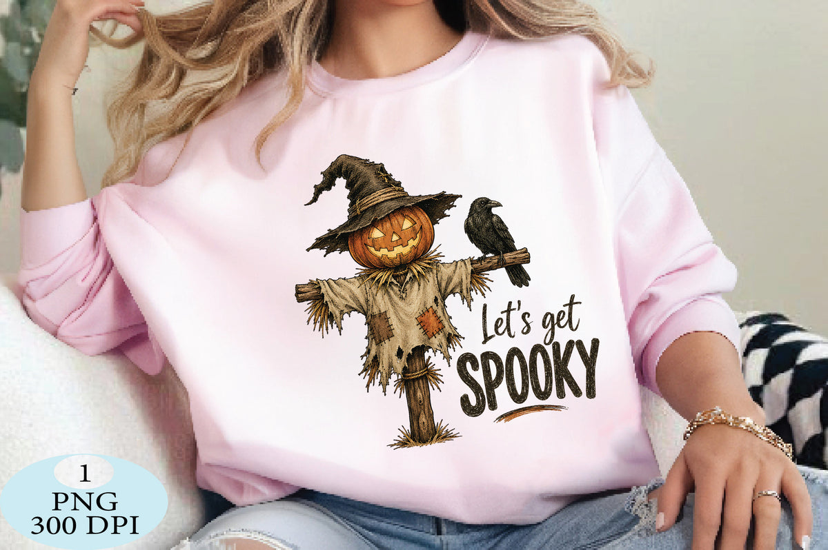Halloween Scarecrow Crow Pumpkin PNG