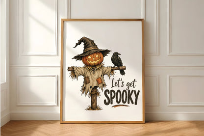Halloween Scarecrow Crow Pumpkin PNG