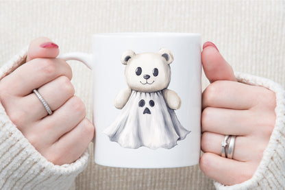 Halloween Scary Teddy Bear Clipart Spooky Cute PNG Bundle