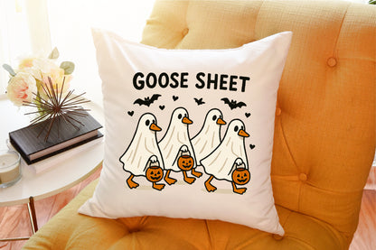 Halloween Silly Goose PNG Funny Spooky Ghost Clipart