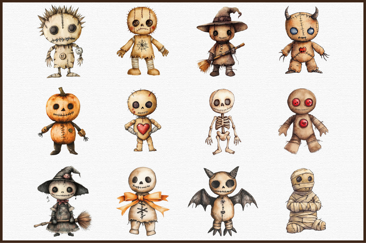 Halloween Voodoo Doll Clipart