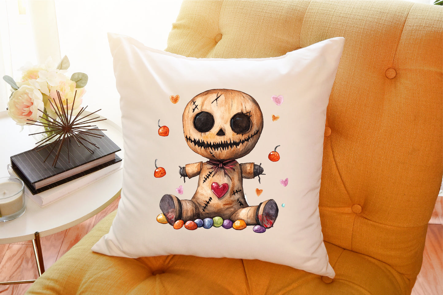 Halloween Voodoo Doll Clipart Spooky Gothic PNG Bundle