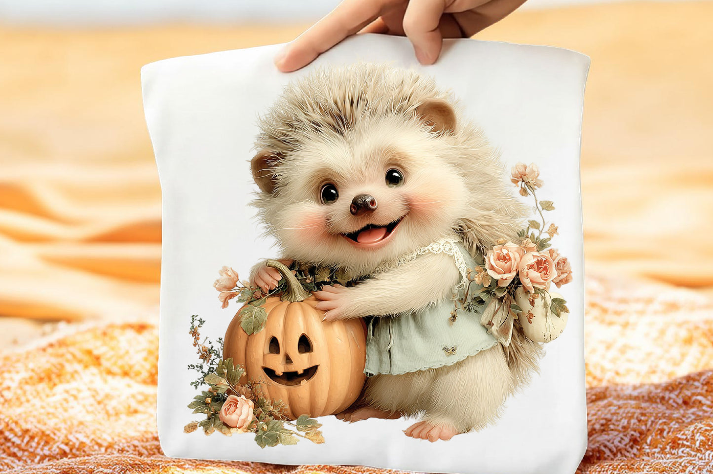 Halloween Woodland Animals PNG Bundle Cute Ghost Fall Animal Clipart