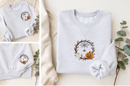 Halloween Wreath Embroidery Design
