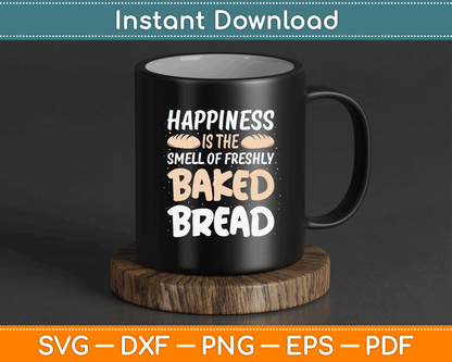 Bread baking SVG design celebrating the aroma of homemade baked goods