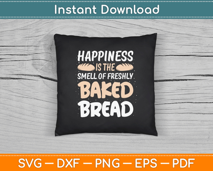 Bakery lover SVG file for artisan bakers, bread makers, and baking enthusiasts