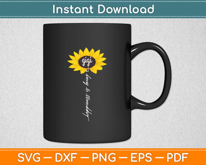 Happiness Is Being A Gigi Mother's Day Svg Digital Cutting File