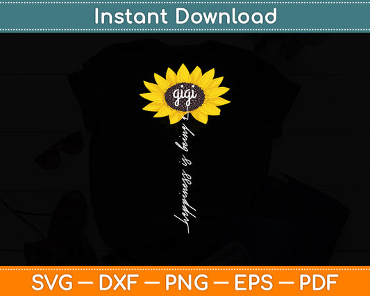 Happiness Is Being A Gigi Mother's Day Svg Digital Cutting File