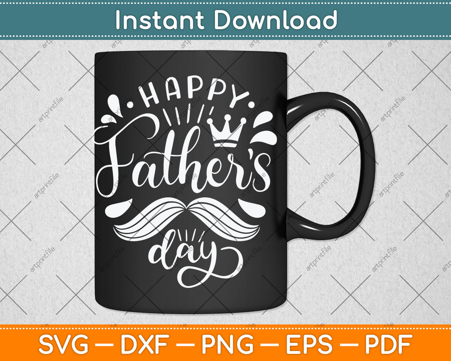Happy Fathers Day Svg Digital Cutting File