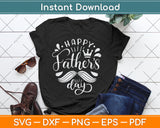Happy Fathers Day Svg Digital Cutting File