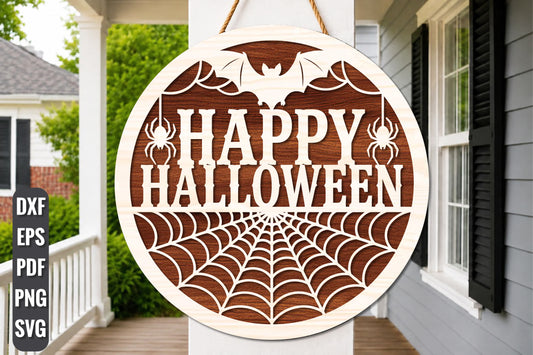 Halloween Spider Web SVG