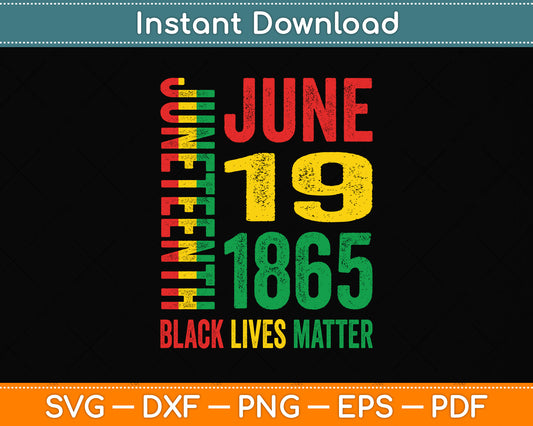 Happy Juneteenth Is My Independence Day Free ish Black Svg Digital Cutting File
