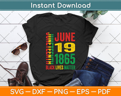 Happy Juneteenth Is My Independence Day Free ish Black Svg Digital Cutting File