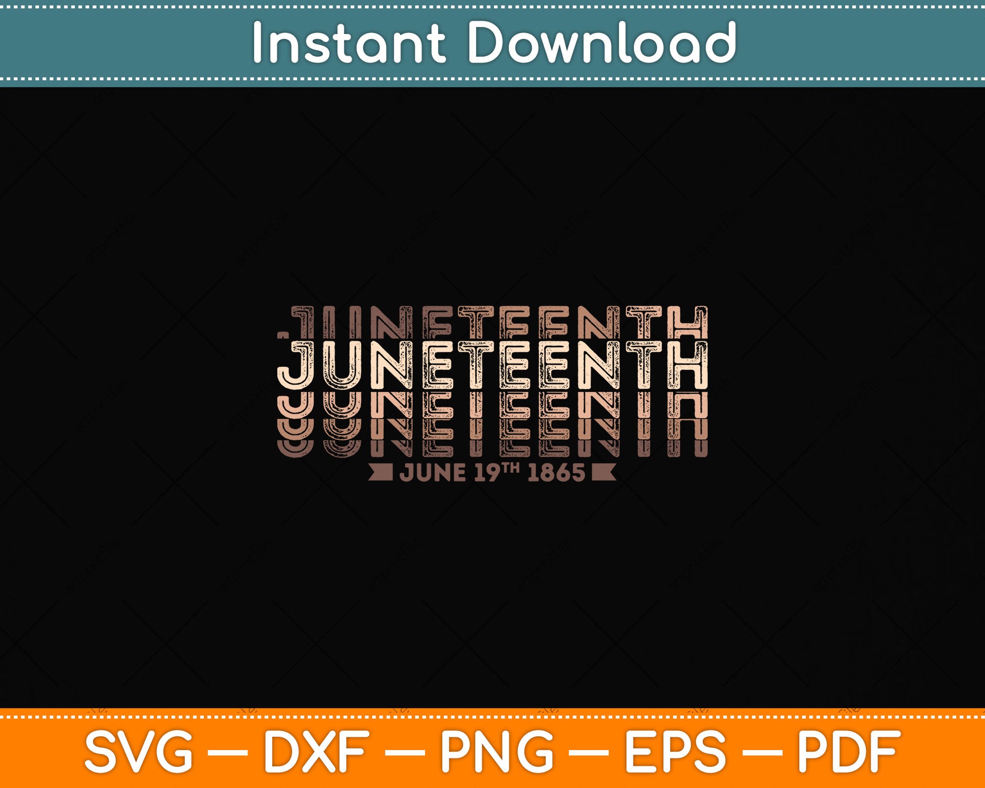 Happy Juneteenth Is My Independence Day Free ish Svg Png Dxf Digital Cutting File