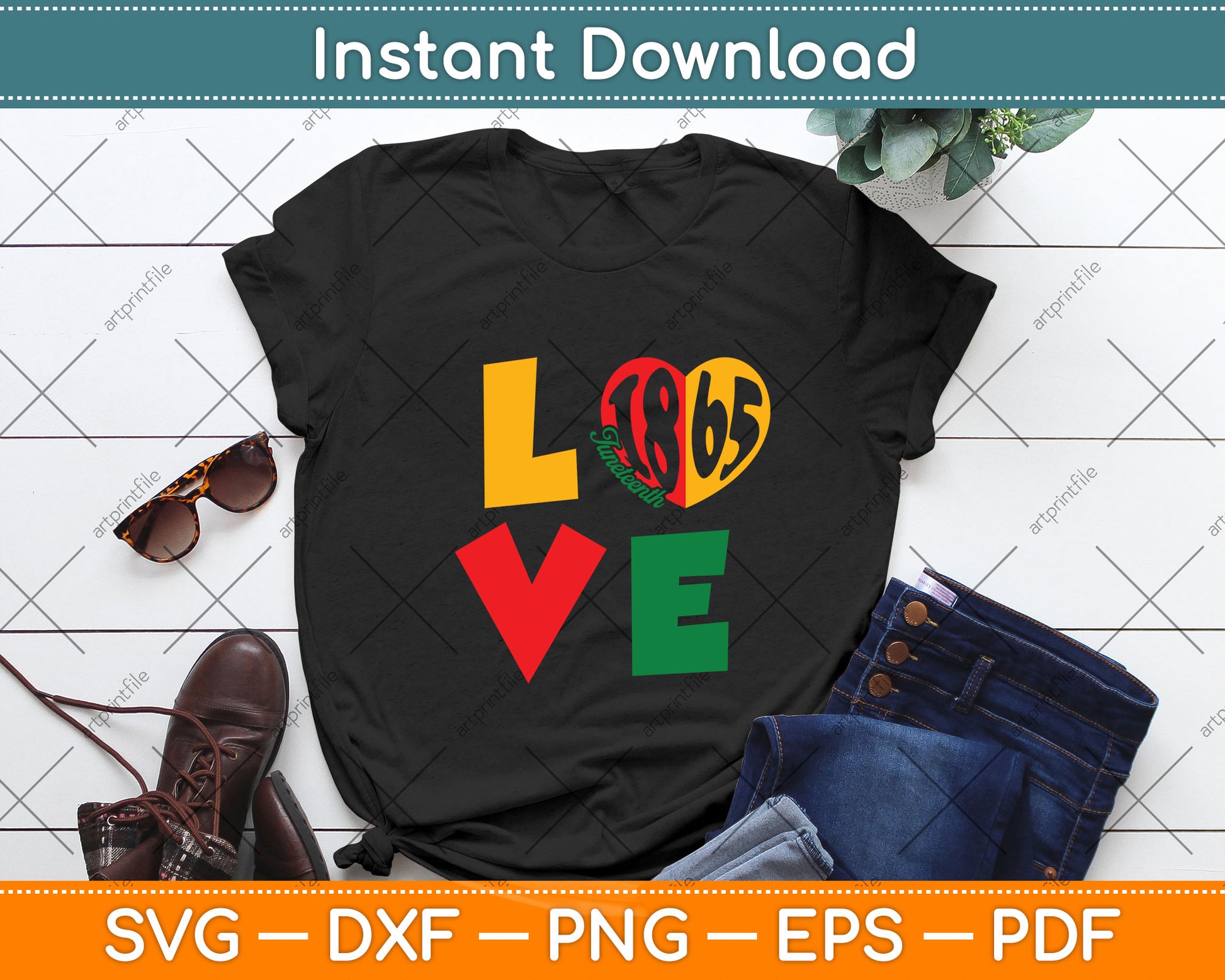 Happy Juneteenth Is My Independence Day Svg Png Dxf Digital Cutting File