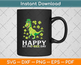 Happy St. Pat-Rex Day Funny Dinosaur Svg Digital Cutting File