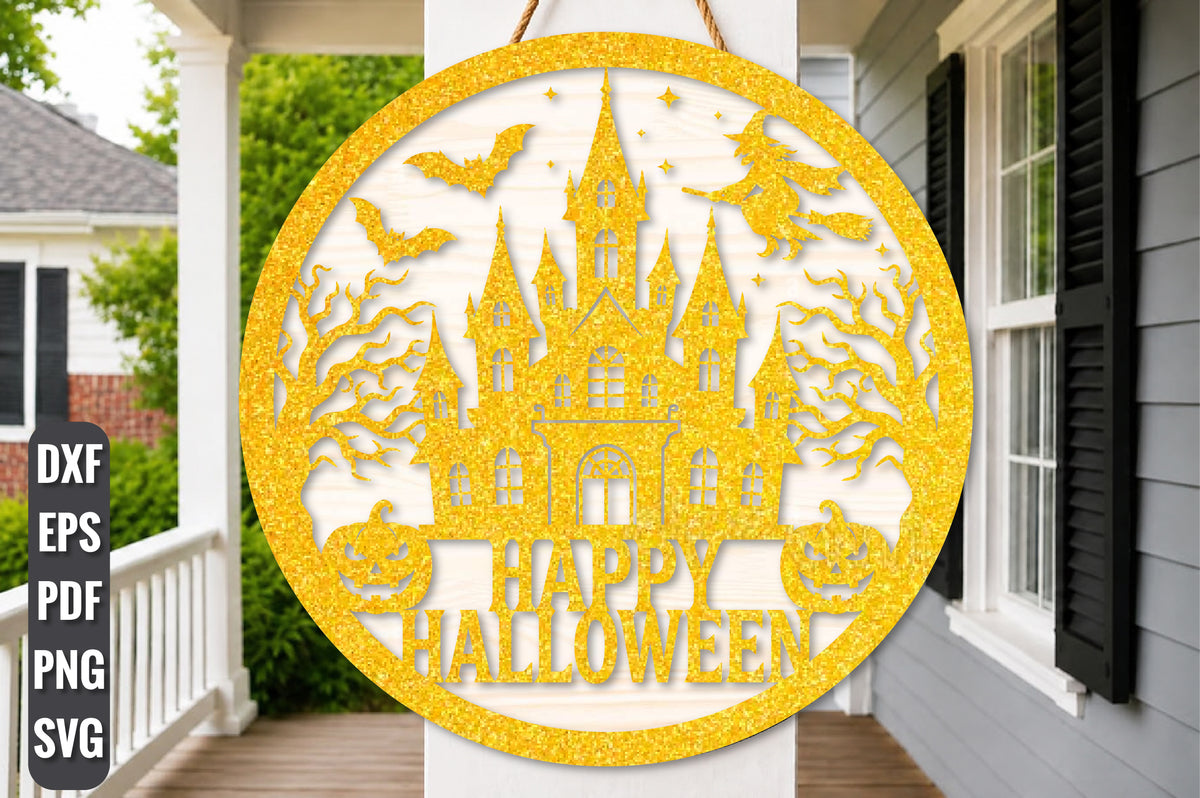 Haunted Castle Halloween SVG