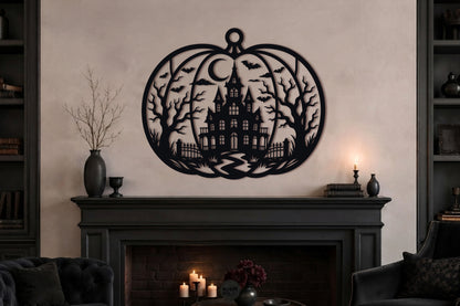 Haunted Castle Pumpkin SVG