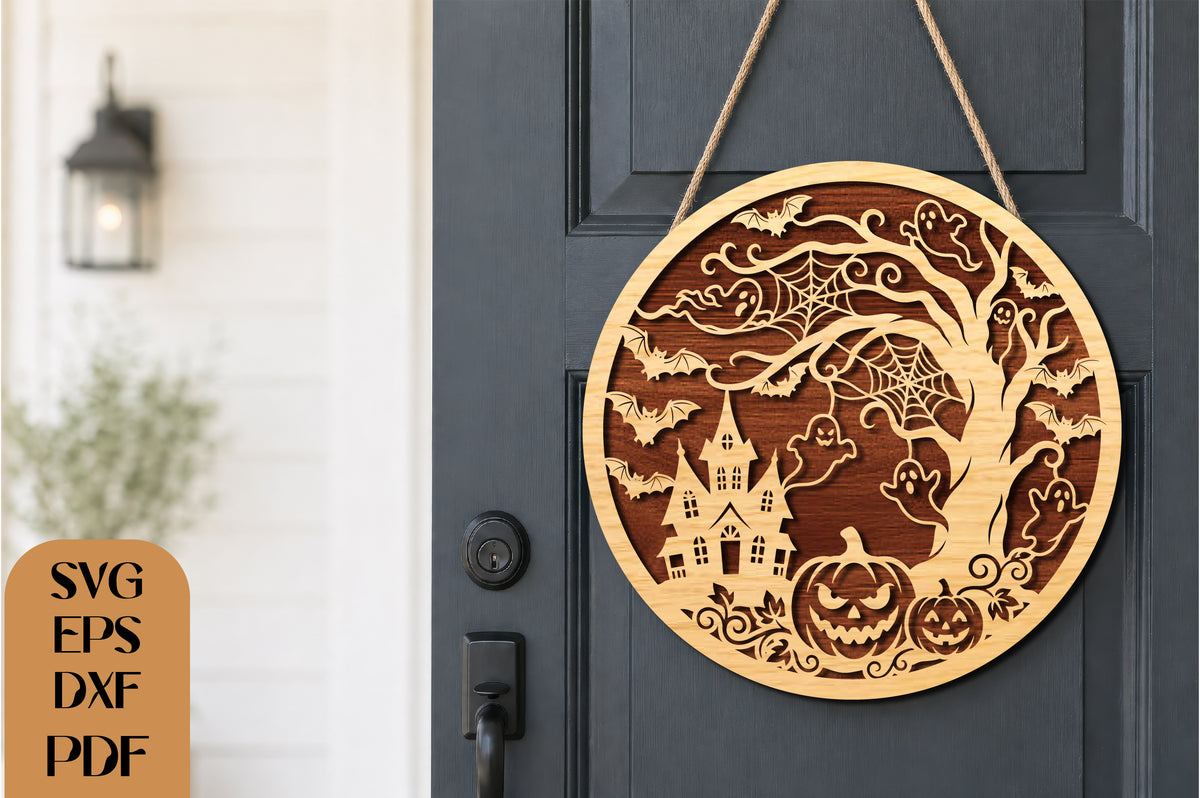 Haunted House Halloween SVG