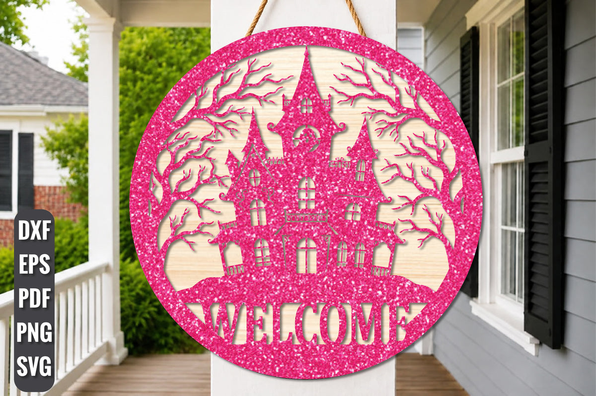 Haunted House Welcome SVG