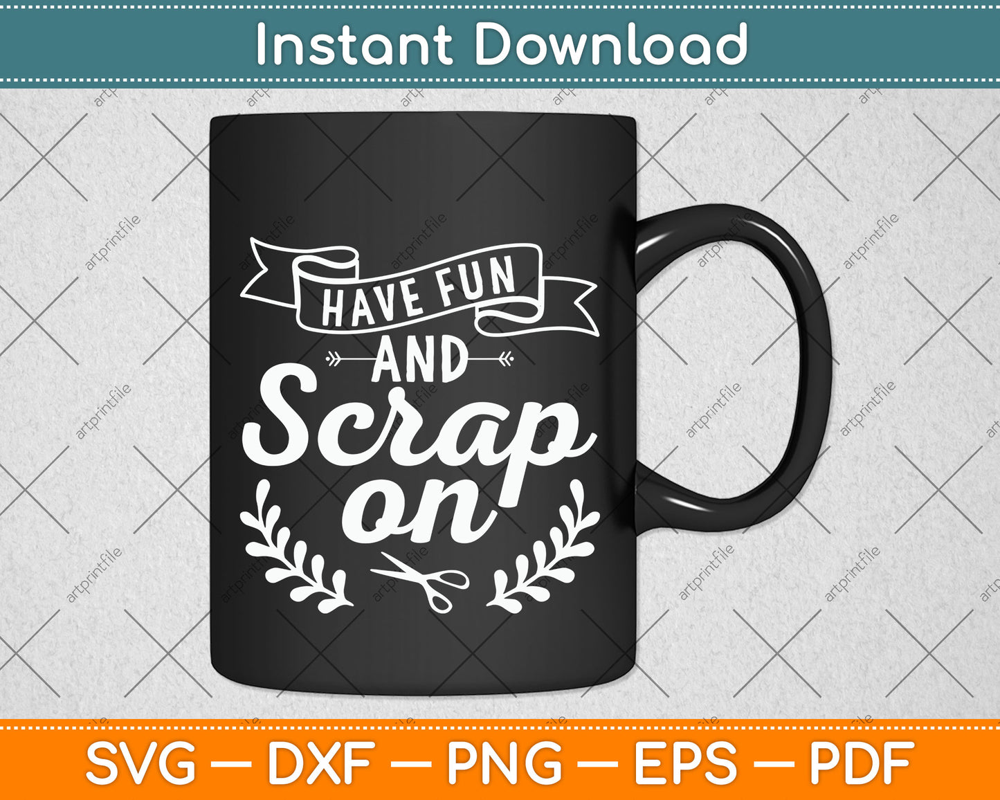 Have Fun And Scrap On Scrapbooker Svg Png Dxf Digital Cutting File