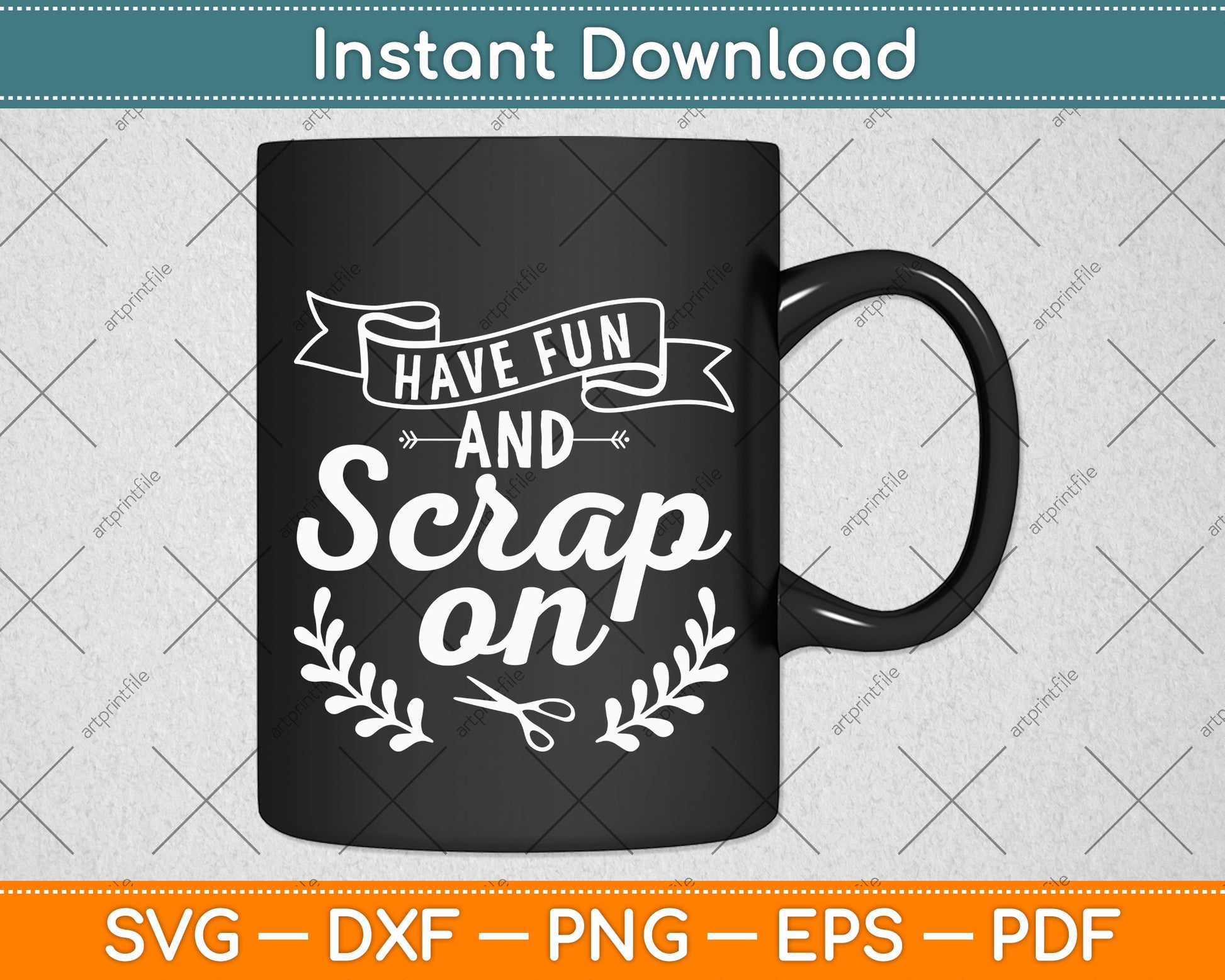 Have Fun And Scrap On Scrapbooker Svg Png Dxf Digital Cutting File