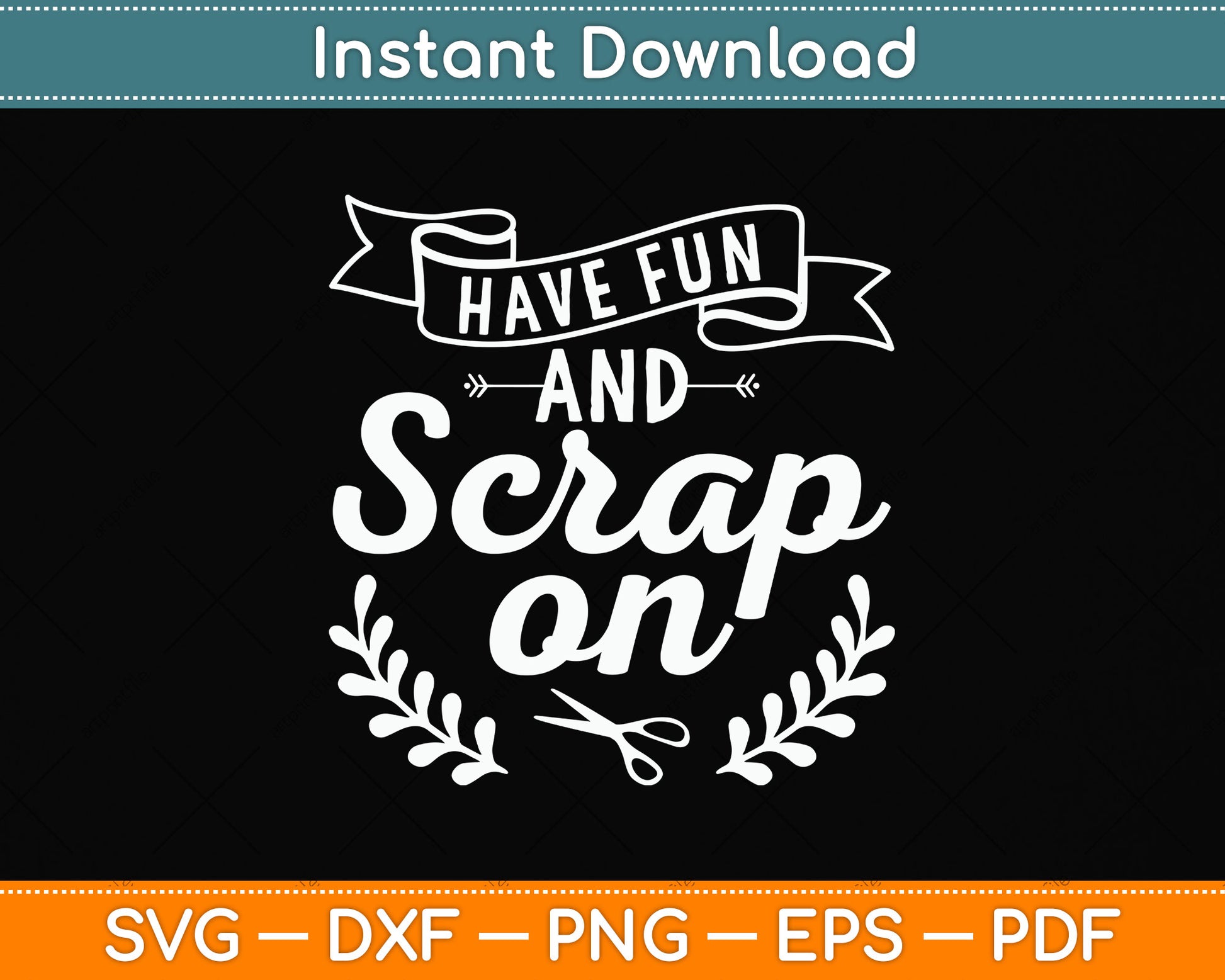Have Fun And Scrap On Scrapbooker Svg Png Dxf Digital Cutting File