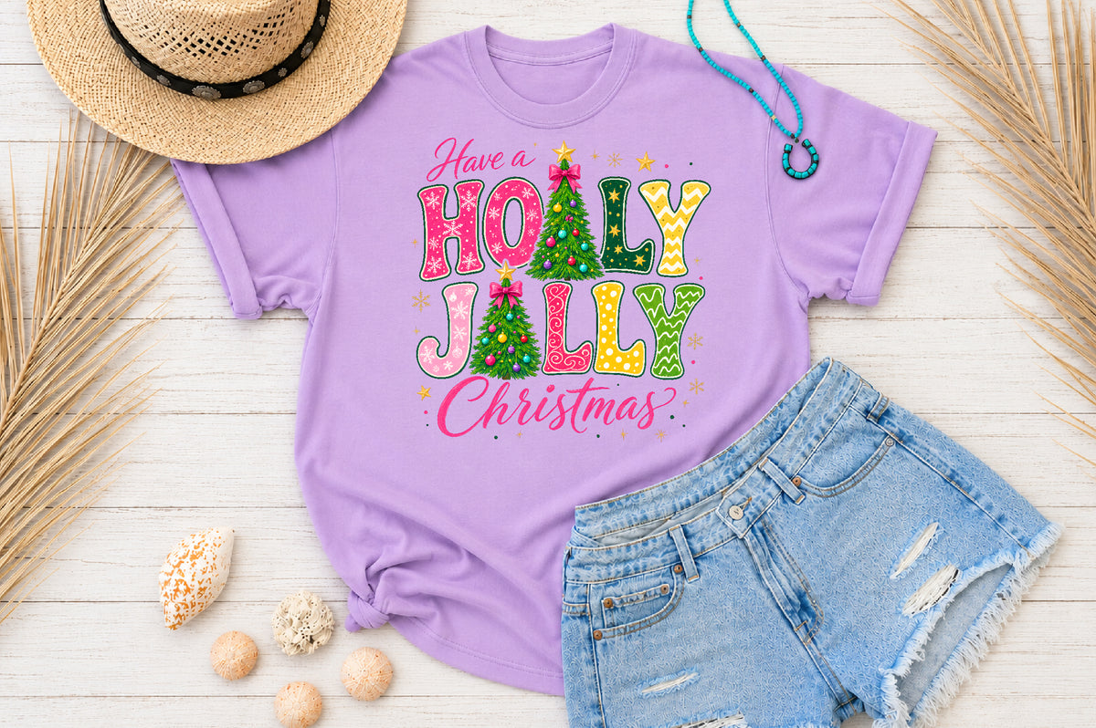 Have a Holly Jolly Christmas PNG Sublimation