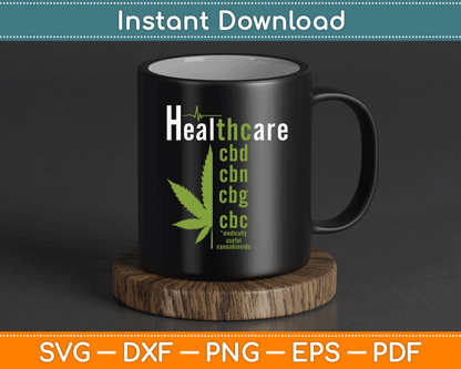 Healthcare Marijuana Cannabis 420 Pot Stoner SVG PNG Digital Cutting File