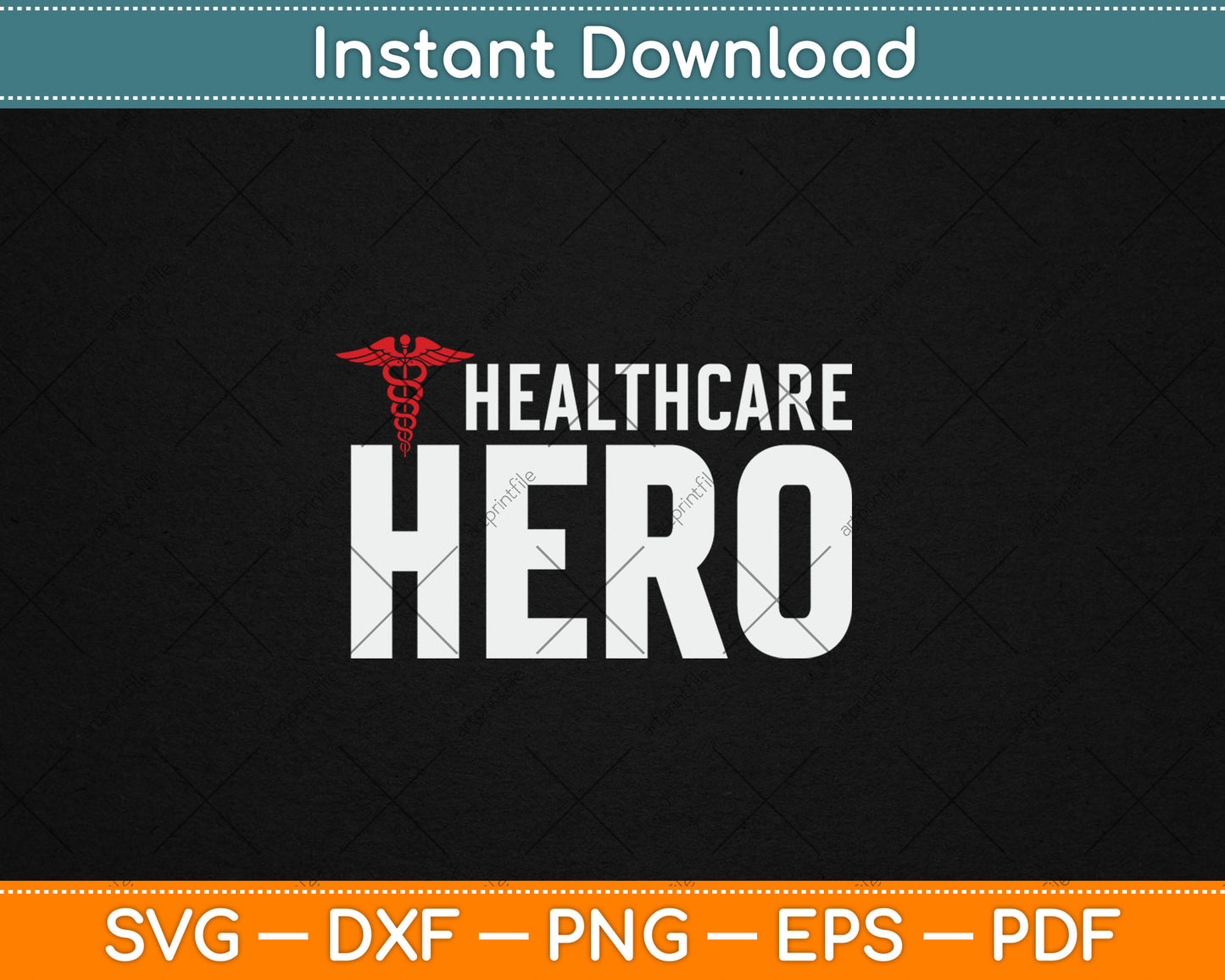 Healthcare Hero Frontline Essential Worker Svg Digital Cutting File