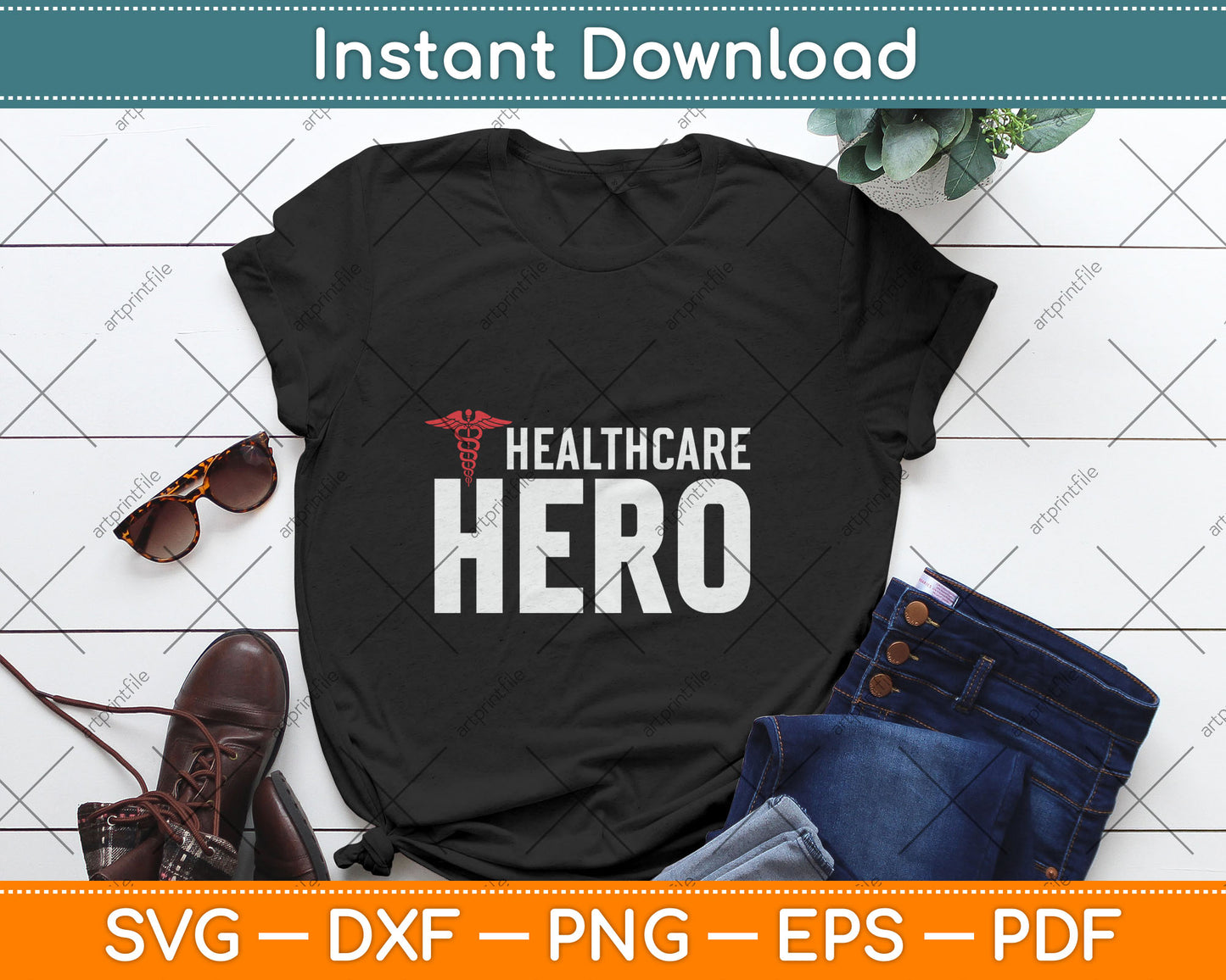 Healthcare Hero Frontline Essential Worker Svg Digital Cutting File