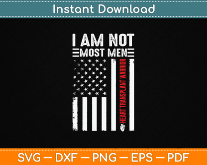 Heart Transplant Recipient America Surgery Survivor Svg File