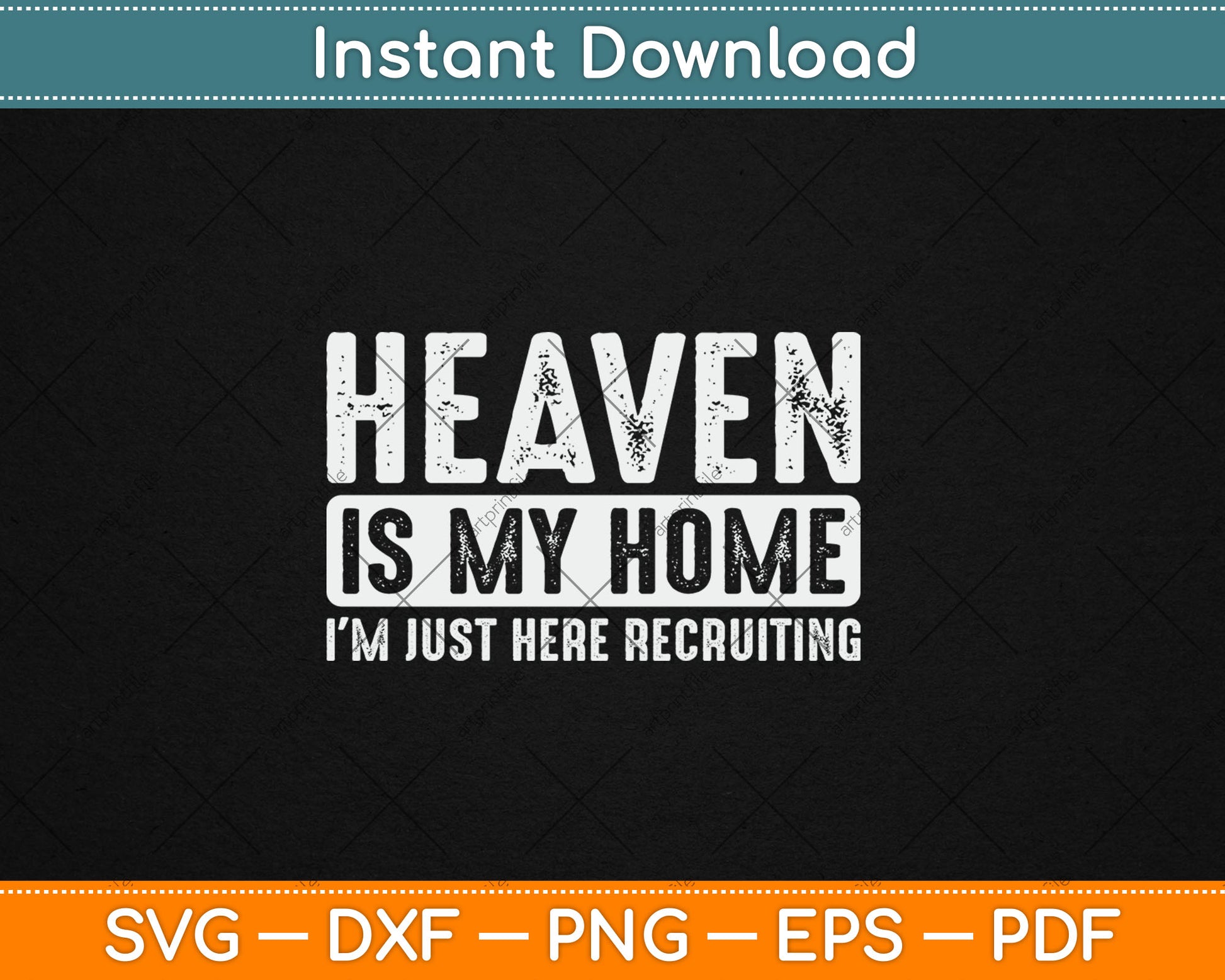 Heaven Is My Home Christian Religious Jesus Svg Digital Cutting File