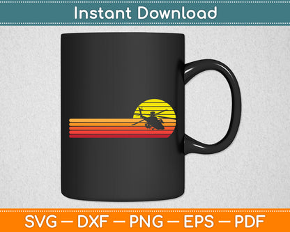 Helicopter Style Pilot Retro Svg Png Dxf Digital Cutting File