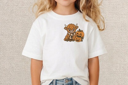 Highland Cow Embroidery Design – Cute Highland Cow Machine Embroidery Pattern, Rustic Farmhouse Animal Embroidery Design
