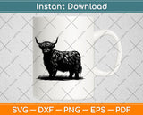 Highland Cow Svg Png Digital Cutting File