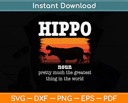 Hippo Definition Cool Hippo Animals Hippopotamus Funny Svg Png Dxf Digital Cutting File