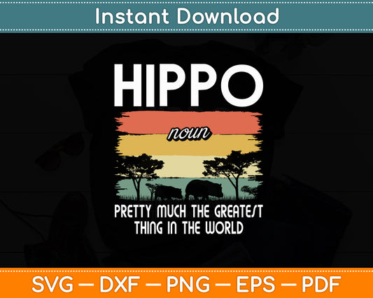 Hippo Definition Cool Hippo Animals Humor Hippopotamus Funny Svg Digital Cutting File