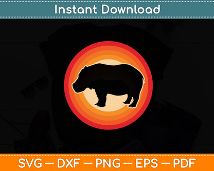 Hippopotamus Hippos Funny Svg Png Dxf Digital Cutting File