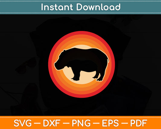 Hippopotamus Hippos Funny Svg Png Dxf Digital Cutting File