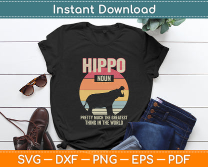 Hippopotamus Zoologists Animal Hippo Lovers Svg Png Dxf Digital Cutting File