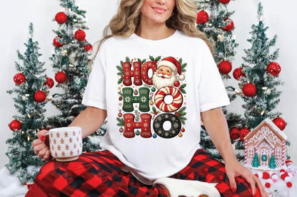 Ho Ho Ho Christmas Sublimation PNG, Santa Claus Holiday Design, Christmas Shirt PNG, Festive Santa Gift Sublimation
