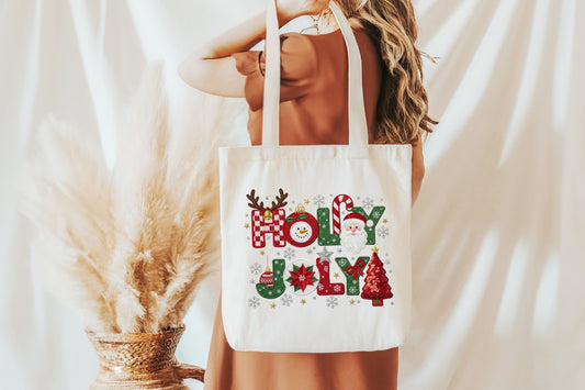Holly Jolly Christmas Holiday PNG Design